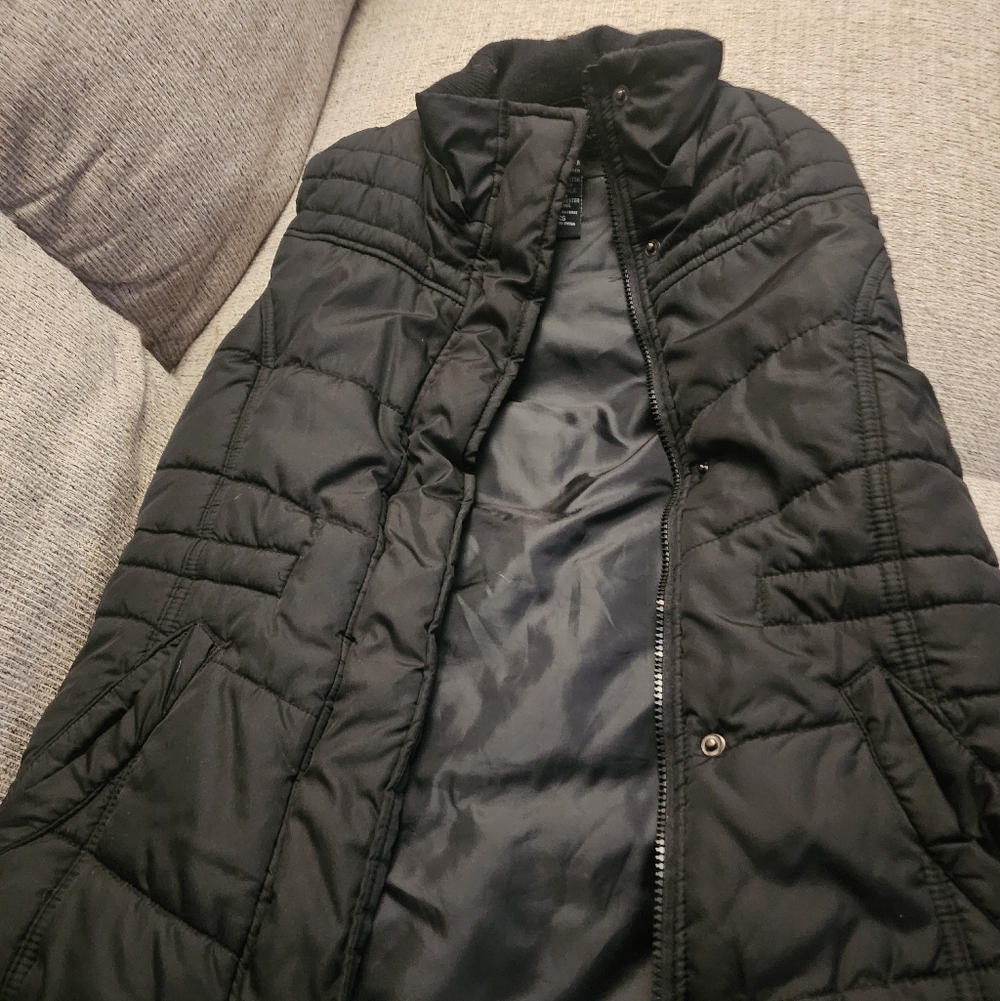 New York & Company Black Puffer Jacket